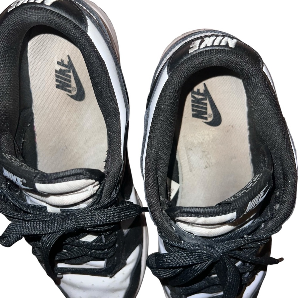 Nike Dunk Low – Black & White Men’s Sneakers Size 8.5 - Picture 4 of 17